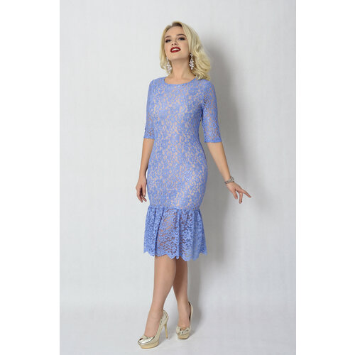Платье DiSORELLE, размер 44, голубой