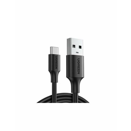 Кабель UGREEN US287 (60117) USB-A 2.0 to USB-C Cable Nickel Plating. 1,5м. черный кабель ugreen us184 20882 usb 3 0 a male to type c male cable nickel plating 1 м черный