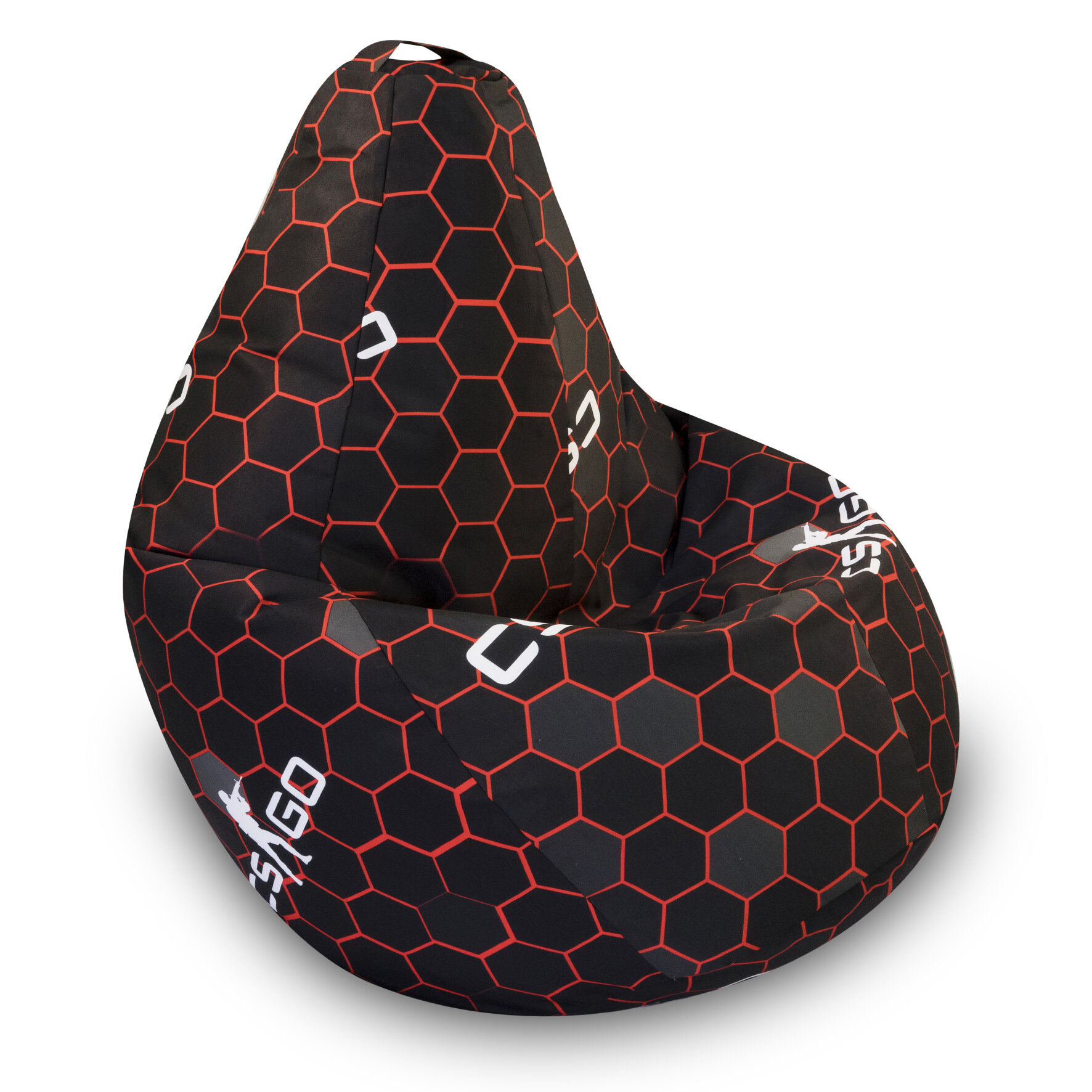 фото Bean Joy кресло-мешок Груша, размер XXХХL, мебельный хлопок, Dota 2