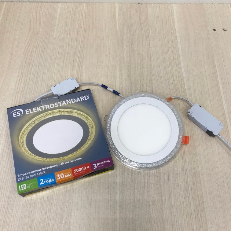 Встраиваемый Светильник Elektrostandard Dlr024 18w 4200k 4690389107108 - фото №7