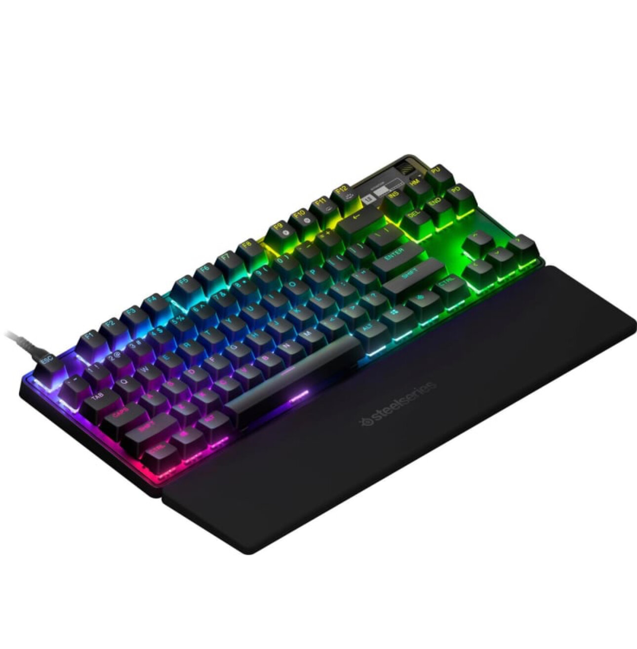 Клавиатура Steelseries Apex Pro TKL (2023) механическая черный USB for gamer LED (подставка для запястий) (64856)