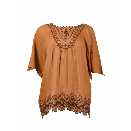 Блуза DEVERNOIS, размер 1, коричневый