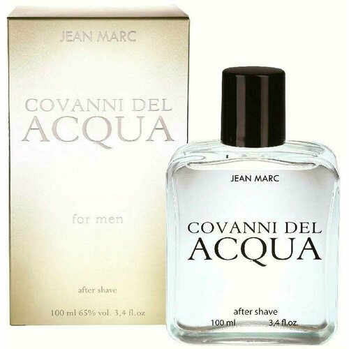 JEAN MARC Лосьон после бритья Covanni Del Acqua 100 мл дезодорант женский jean marc covanni cote 75 мл спрей аромат восточно древесный