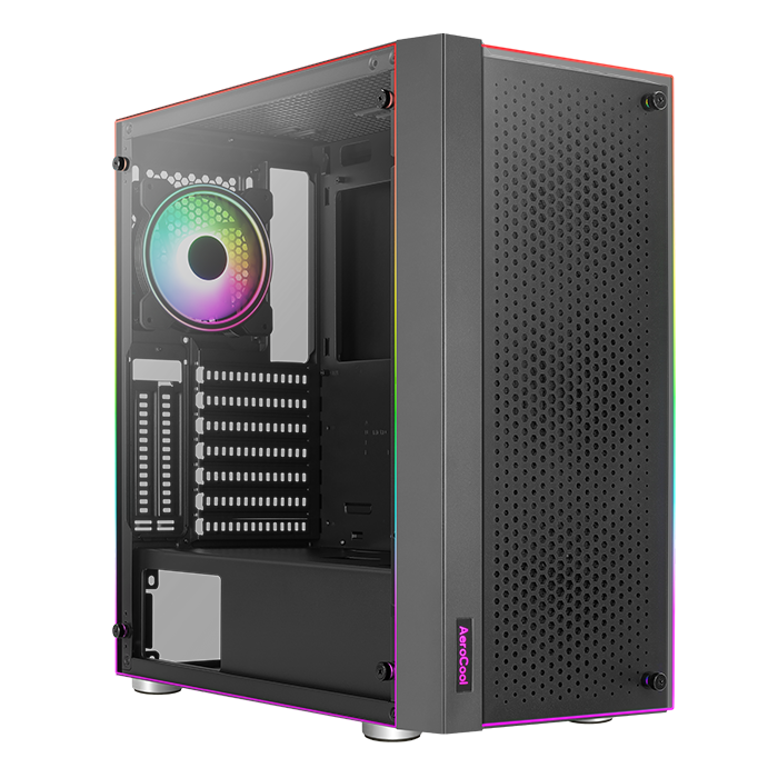 Корпус Aerocool Skribble-G-BK-v1 Black