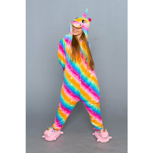 фото Кигуруми единорог пижамки*shop, размер 155-165, разноцветный