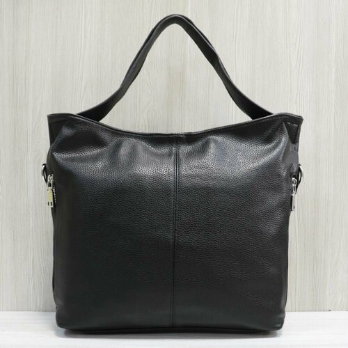 фото Сумка тоут bl.balii, фактура зернистая, черный