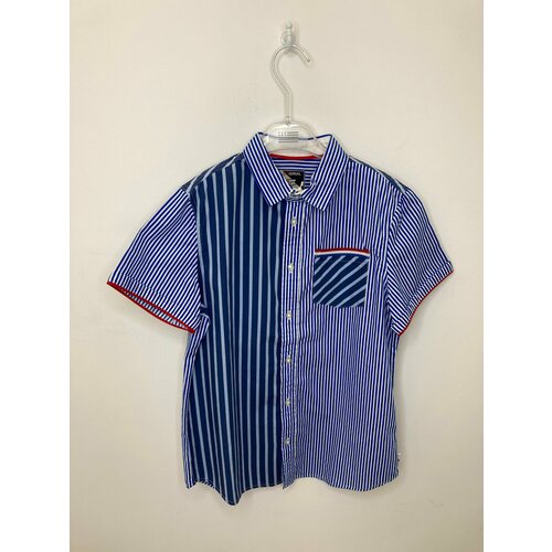 фото Рубашка, размер 140, синий китай