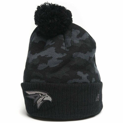 фото Шапка atributika & club, размер 55-58, черный