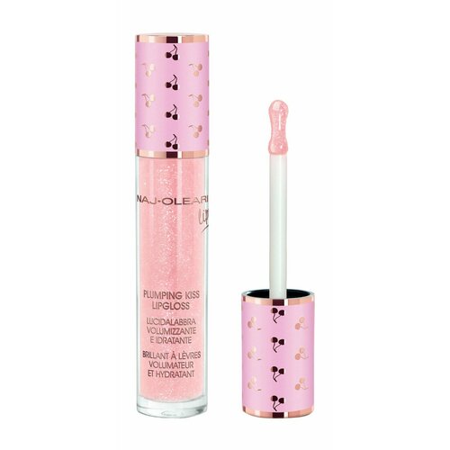 Увлажняющий блеск для губ 2 cotton candy pink Naj Oleari Plumping Kiss Lipgloss