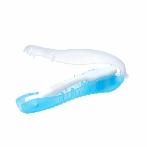 Зубная щетка складная в индивидуальной упаковке 1 штука средней жесткости микс 399₽