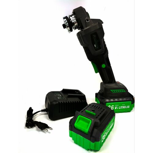 Угловая бесщеточная болгарка Fang Tools 125 мм 36В 2 аккумулятора 13 000 оборотов 7450₽