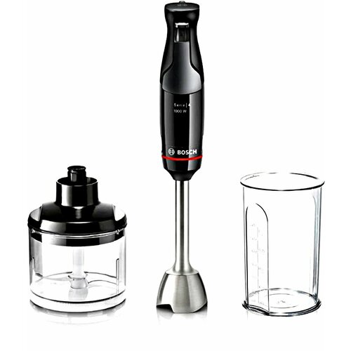 Погружной блендер Bosch MSM4B620 с чашей и мерным стаканом 1000 Вт черный 9890₽