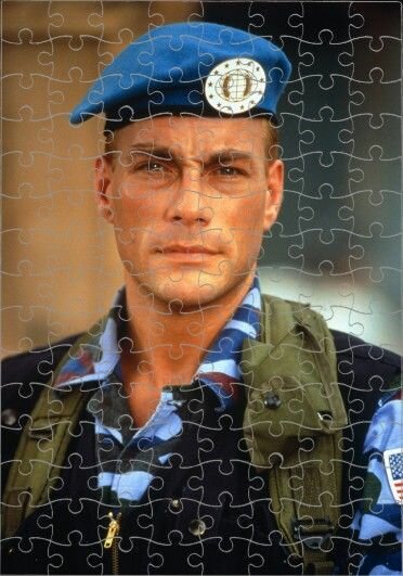 Пазл Jean-Claude Van Damme, Жан-Клод Ван Дамм №11, А3