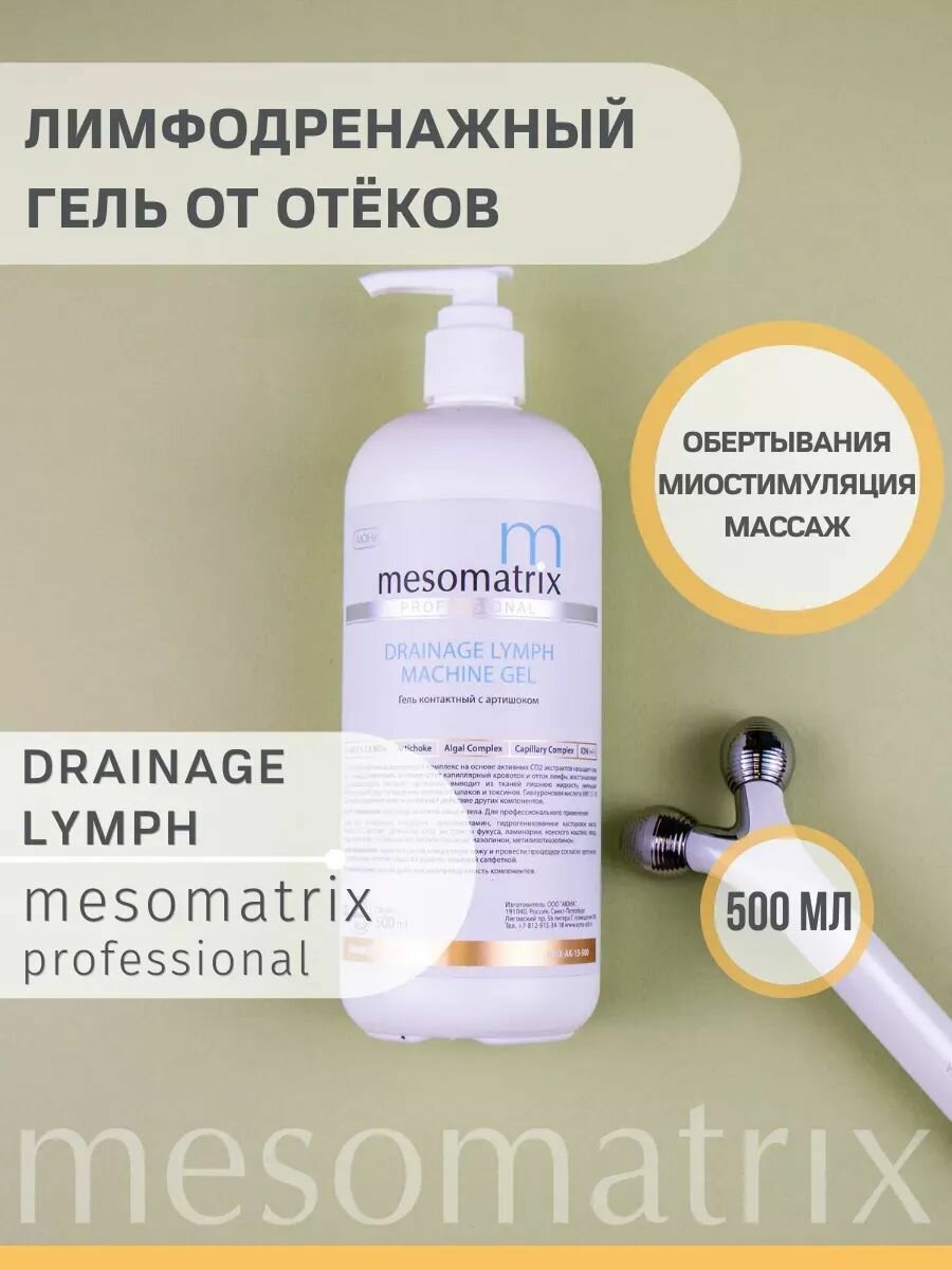 Лимфодренажный гель от отеков на лице и теле с артишоком