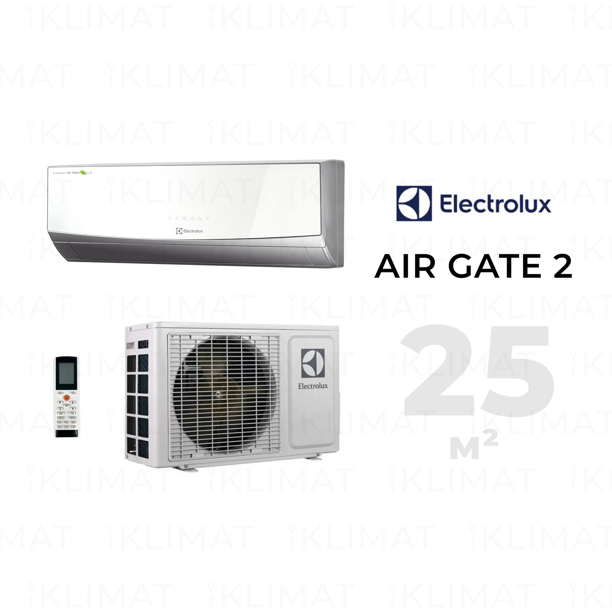 Настенный кондиционер Electrolux Air Gate 2 EACS-09HG-M2/N3, комплект, белый