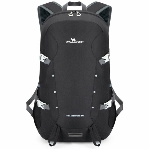 Дорожная сумка-рюкзак мужской, женский, городской чёрный 35 литров