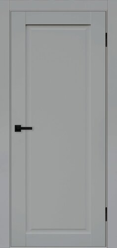 Изображение товара Дверь межкомнатная комплект с коробкой и наличниками Классик-1 без стекла, светло-серый, 900х2000мм