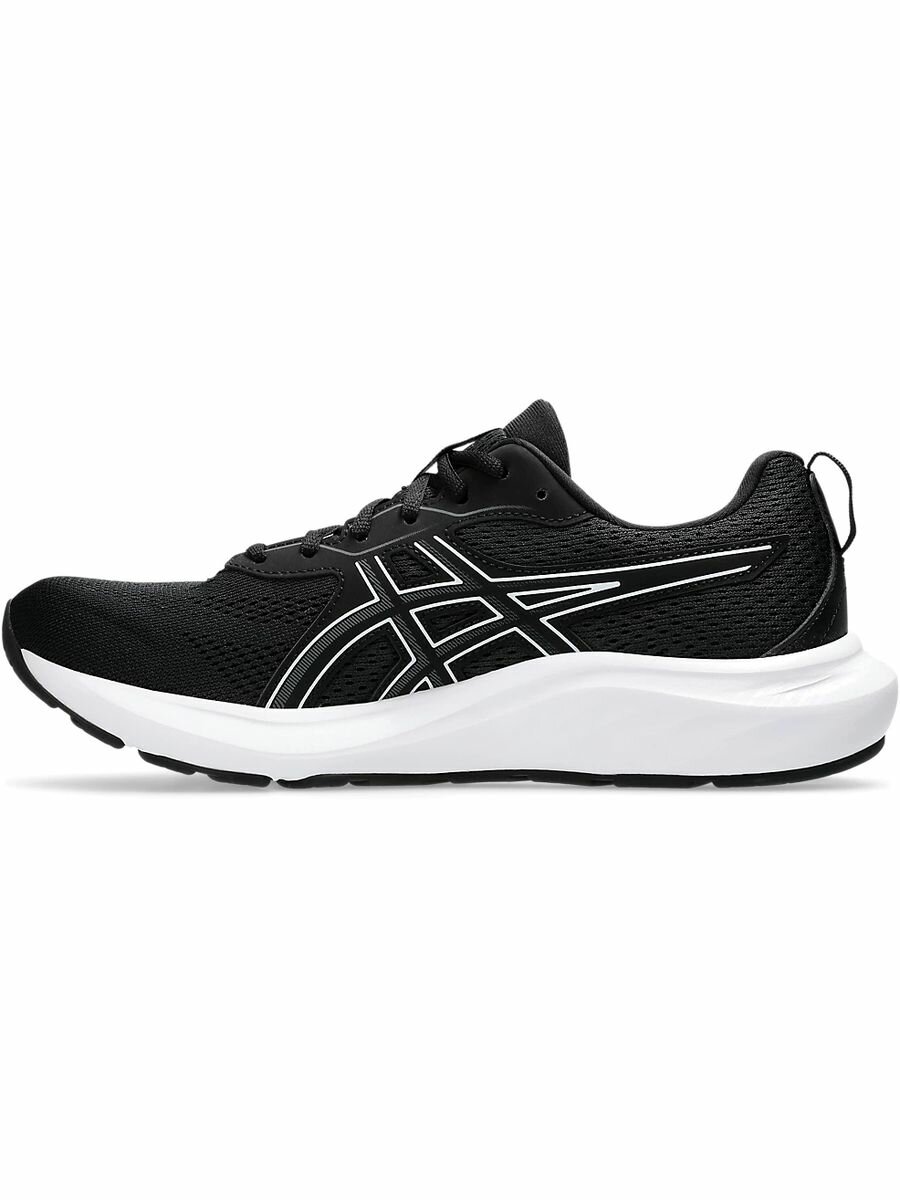 Кроссовки ASICS GEL-CONTEND 9, полнота F, размер 7,5 US, белый, черный — фото 1