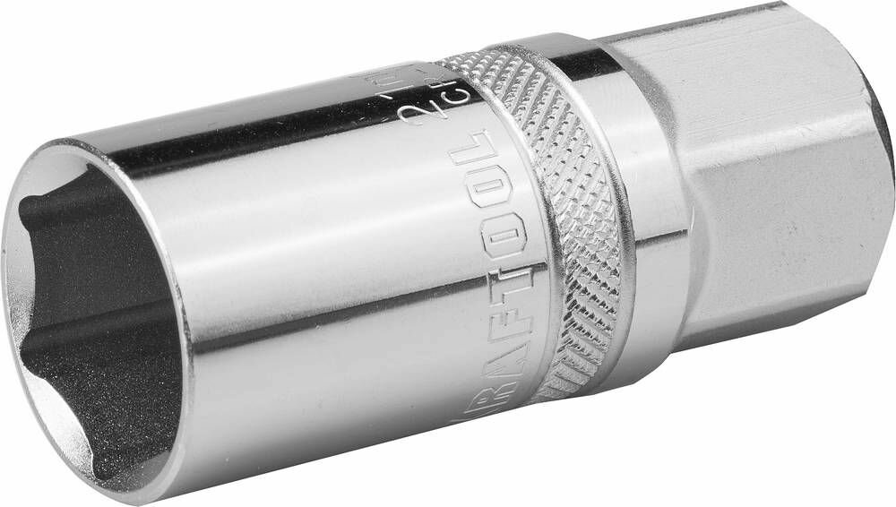 Торцевая головка KRAFTOOL 1/2  21 мм свечная с магнитом 27813-21_z01