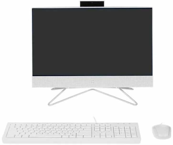 21.5" Моноблок HP 200 G4 Full HD, Intel Core i5 1235U, 16ГБ DDR4, 512ГБ SSD, с оптическим приводом, FreeDOS белый 6D417EA/16GB