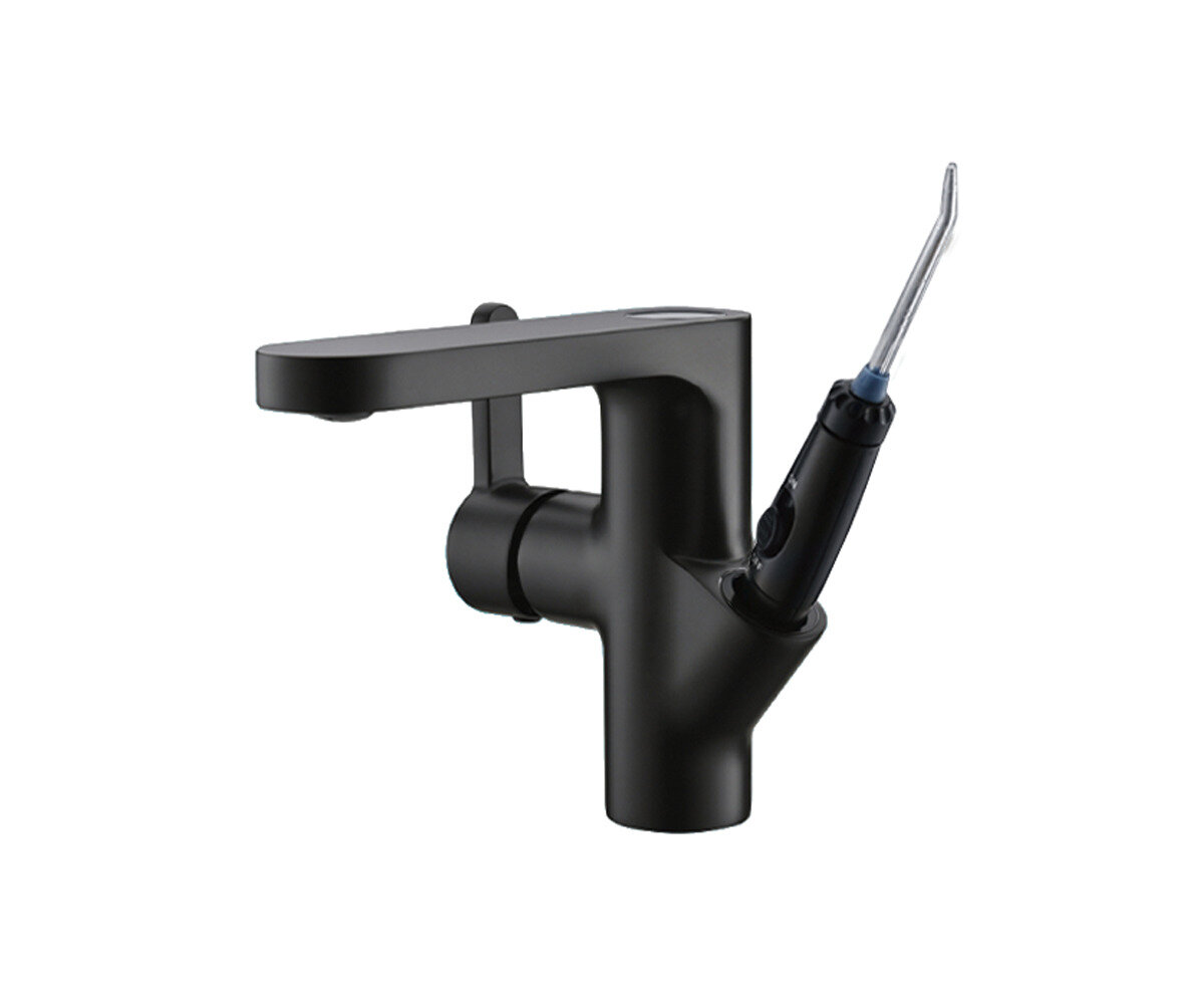 10188B Смеситель с ирригатором (чёрный) (шт)