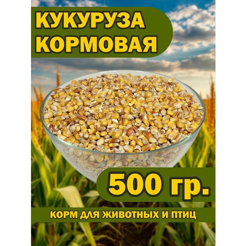Кукуруза кормовая 500 г. для животных и птиц