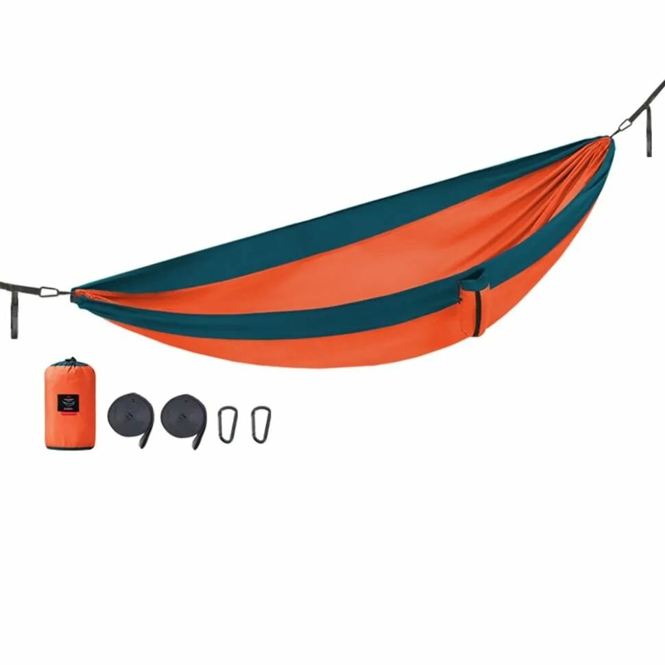 Гамак 1-местный Naturehike Ultralight NH21DC011 340T, оранжевый, 6927595713617