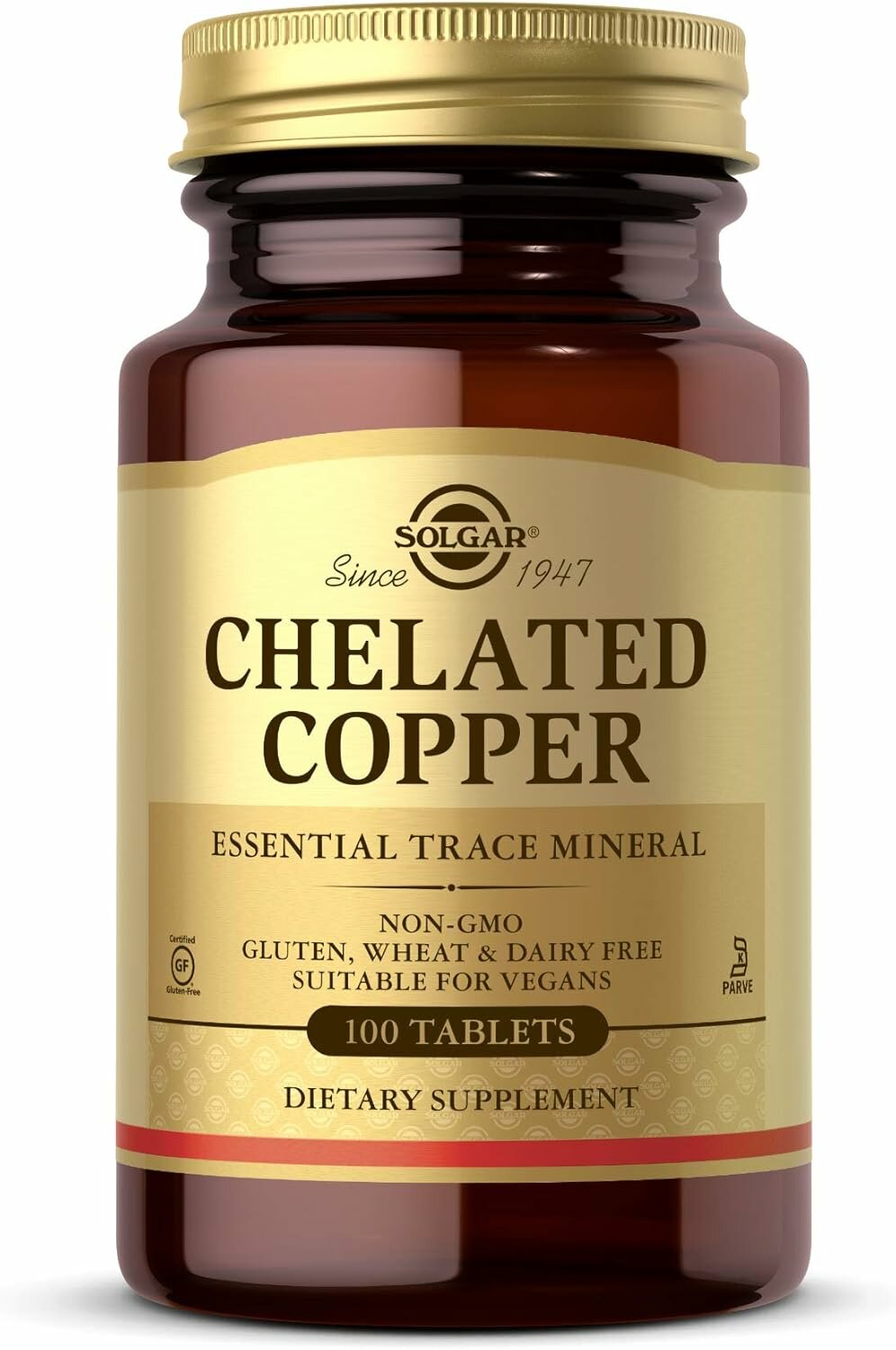 Solgar, Chelated Copper, Хелат меди в таблетках, 2500 мг, 100 шт.