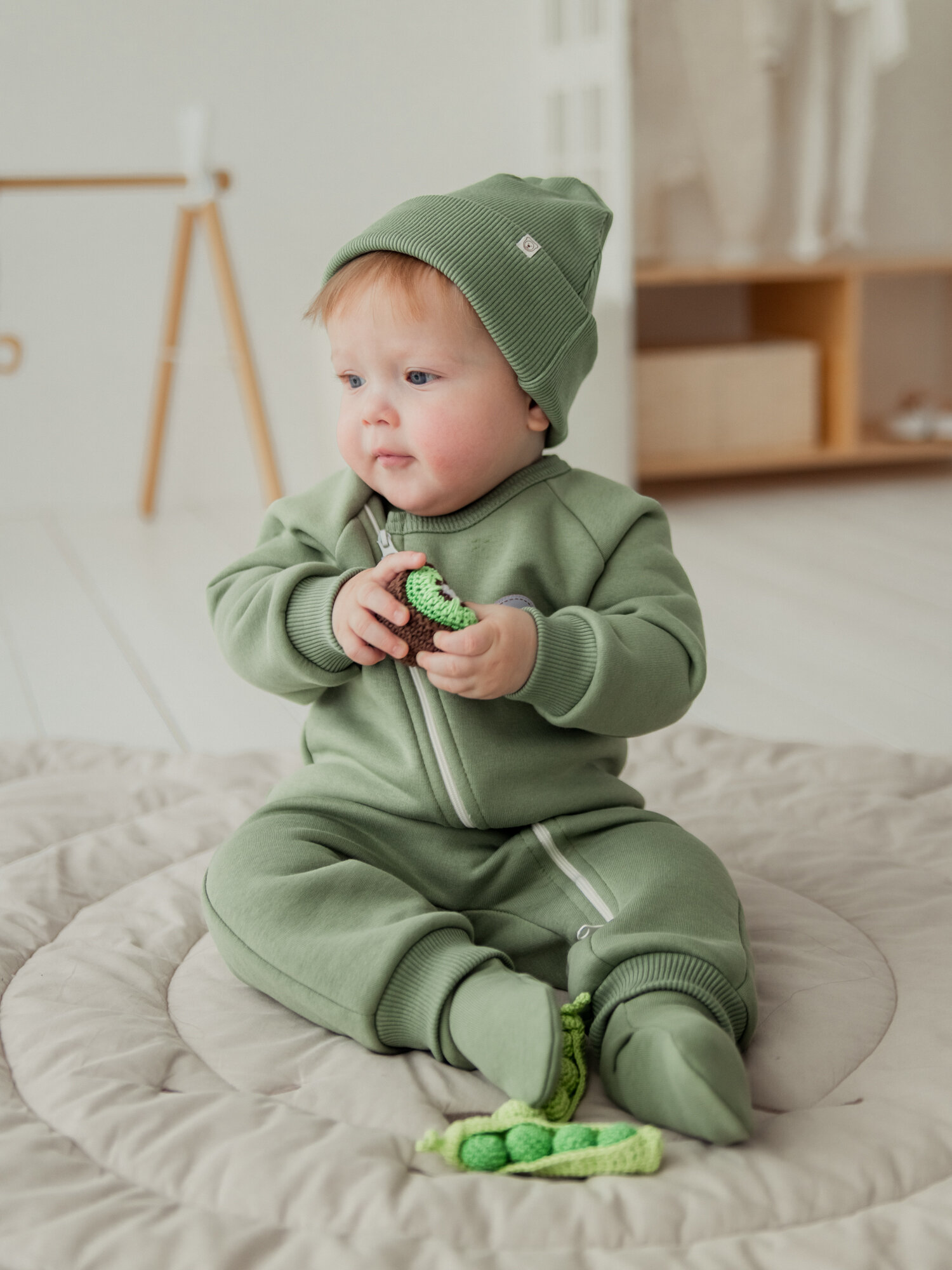 Носки BUNGLY Базовая размер 3-6 олива