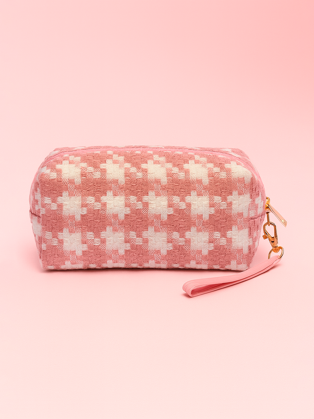 Косметичка ширина: 10 см., высота: 6.5 см., длина: 21 см., , розовый — фото 1