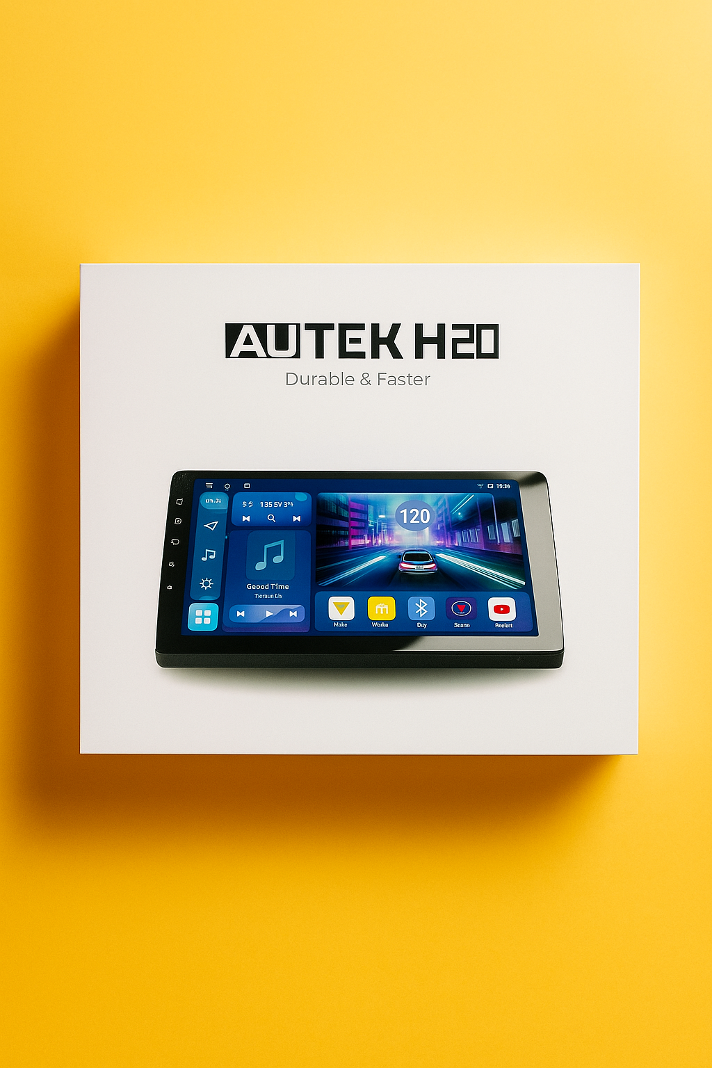 Авто Монитор AUTEK H20, для авто, 10,2", QLED, Android 13, 4+64GB для Gentra