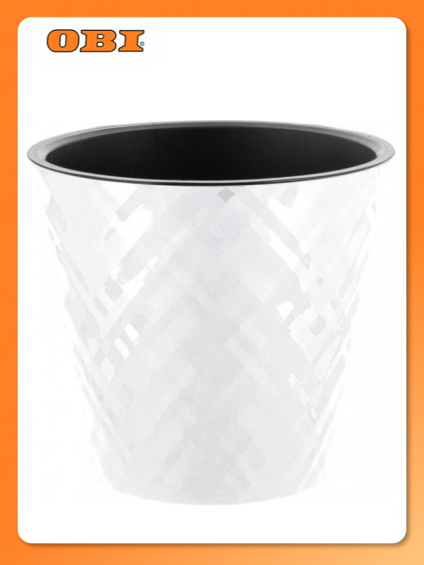 Горшок InGreen Manhattan D190 3 3 л полипропилен Белоснежный жасмин