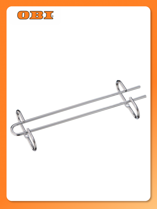 Держатель для бокалов Lemax хром 32x250x93 мм