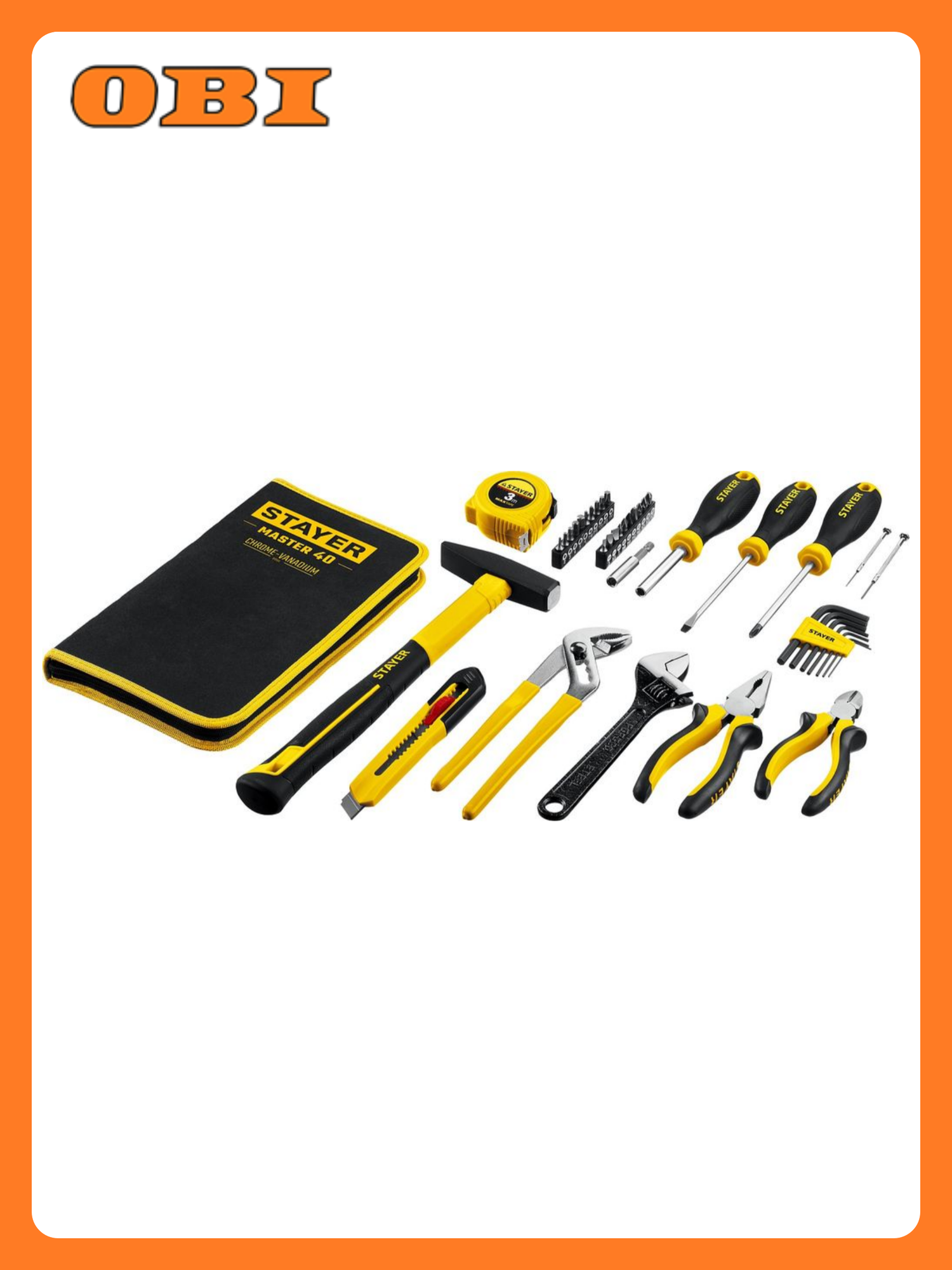 Набор инструментов STAYER 40 шт.