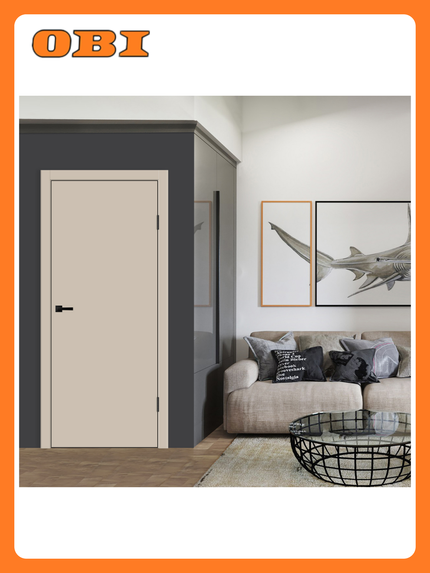 Межкомнатная дверь VellDoris ДПГ 