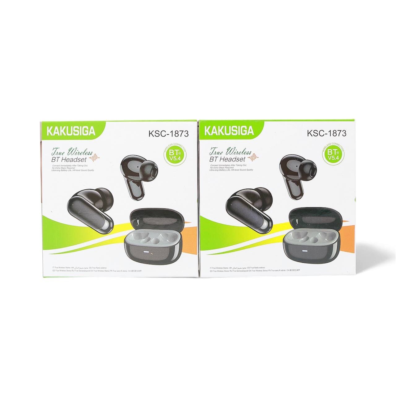 Беспроводная наушника KAKUSIGA KSC-1873 Black с Bluetooth подключением и высококачественным звуком, оригинал