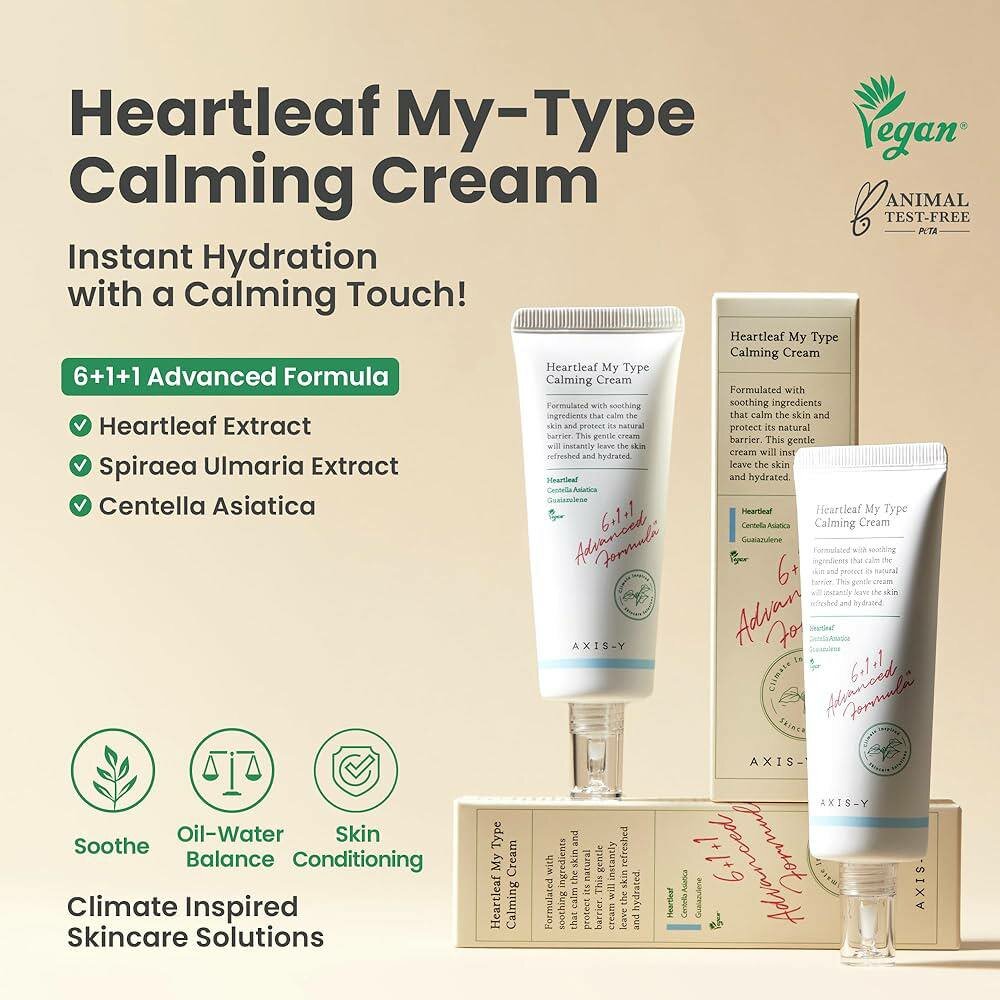 Успокаивающий крем для лица AXIS-Y My-Type Heartleaf Calming Cream