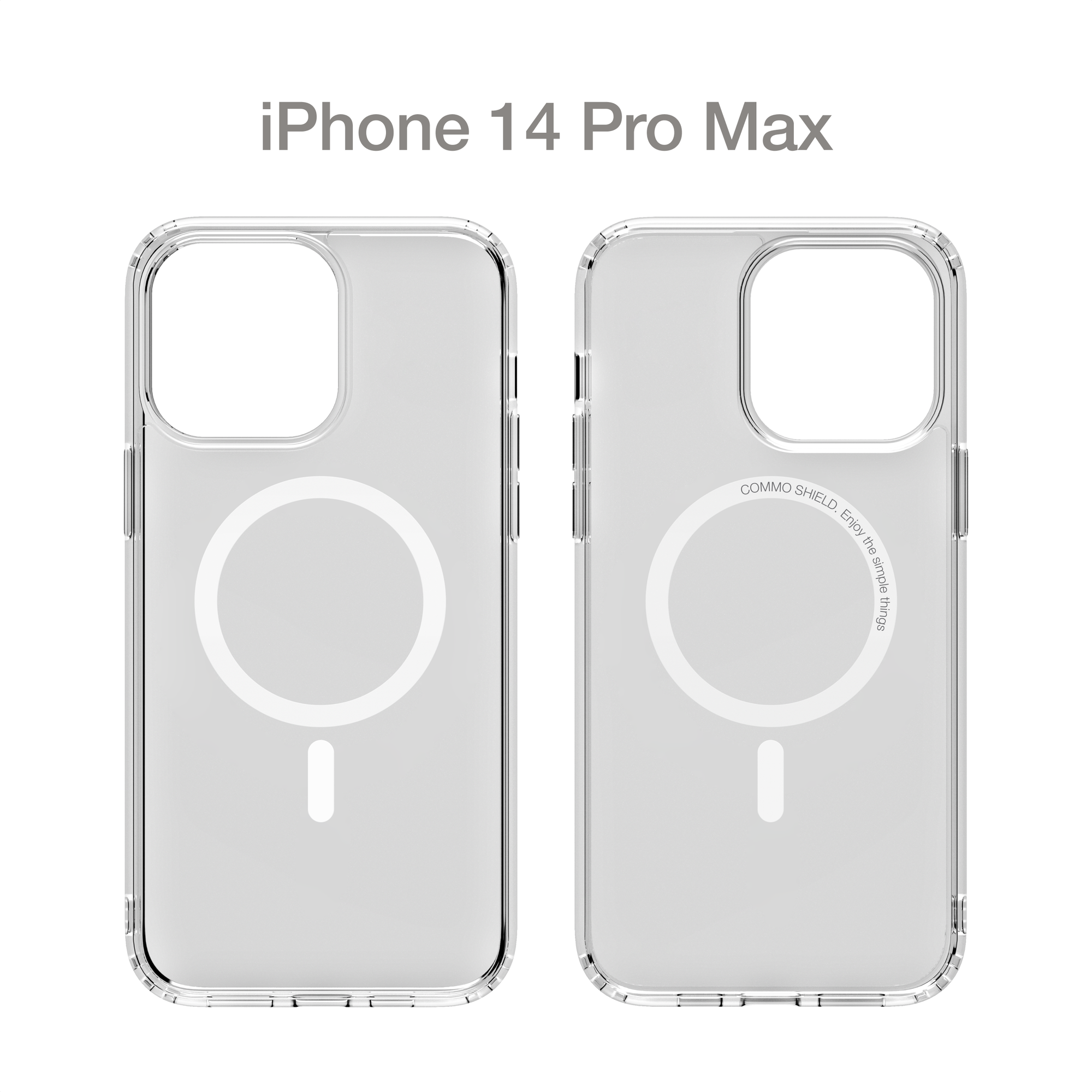 Прозрачный чехол COMMO Shield Case для iPhone 14 Pro Max с поддержкой беспроводной зарядки