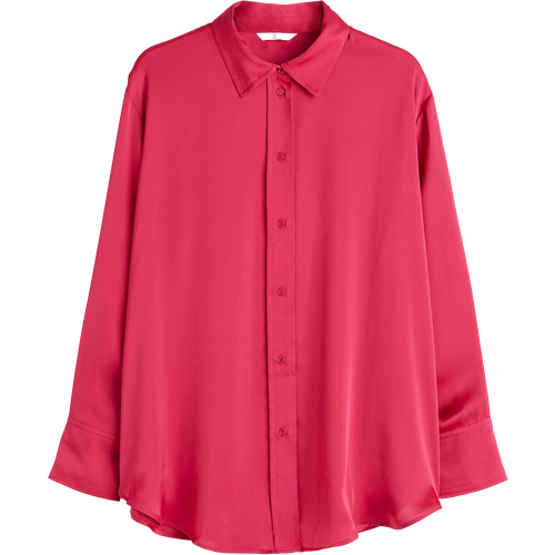 Рубашка  H&M, размер L, розовый