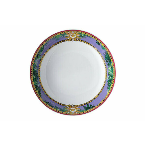 Тарелка суповая Rosenthal Versace Мир джунглей 22 см, фарфор