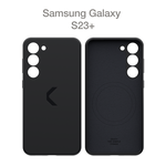 Чехол COMMO Shield для Samsung Galaxy S23+ с магнитным кольцом - изображение