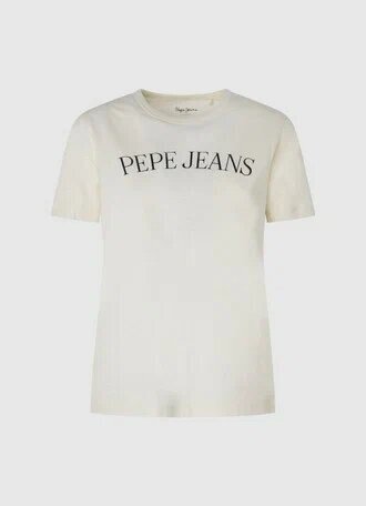 Футболка Pepe Jeans, размер S, бежевый