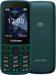Мобильный телефон Digma A250 Linx 128Mb 0.048, зеленый