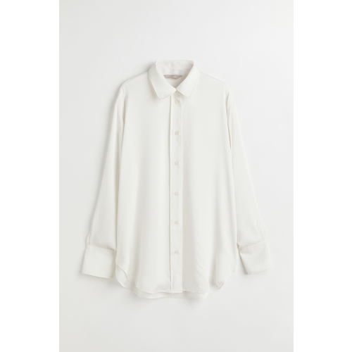 Рубашка  H&M, размер XS, белый