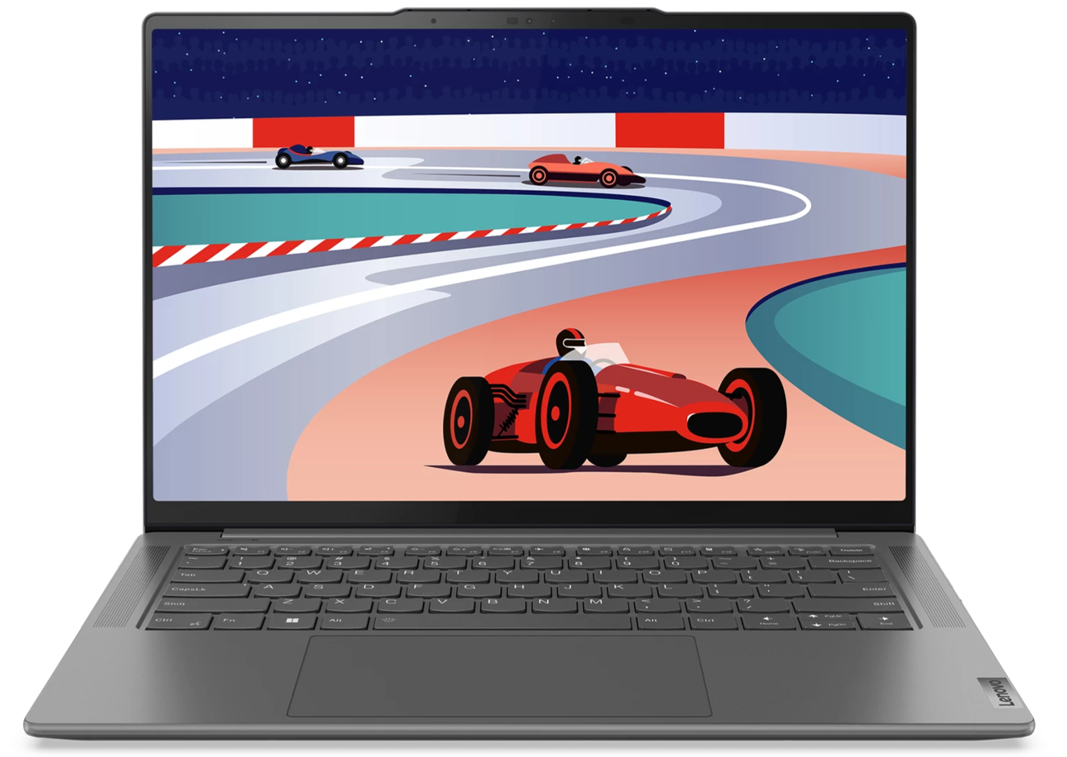 Ноутбук Lenovo Yoga Pro 7 14ARP8 14.5" 2560x1600 AMD Ryzen 5 - 7535HS, 16Gb RAM, 512Gb SSD темно-серый, без OC (83AU001CRK)