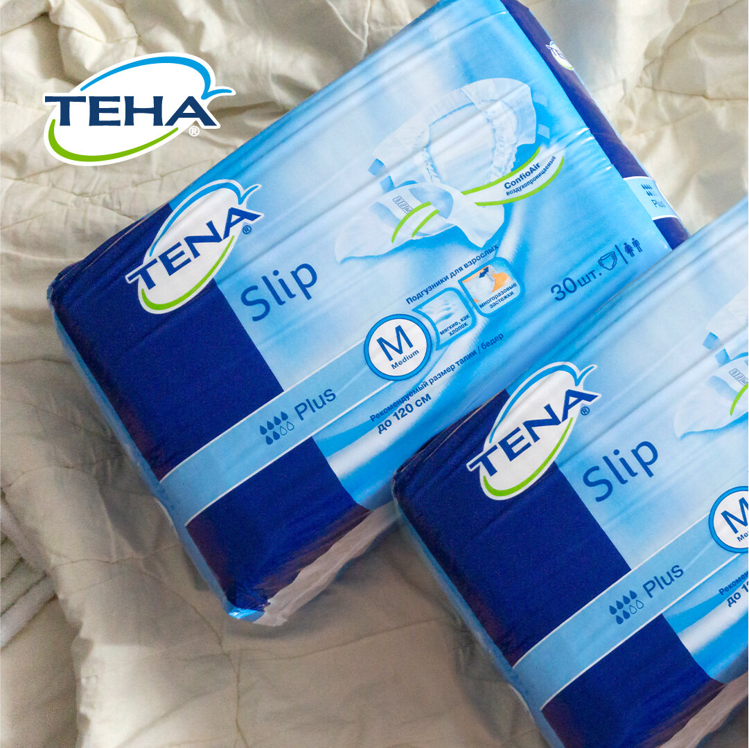 Подгузники Tena Slip Plus, S дышащие, обхват талии 60-80 см, 30 шт. - фото №10