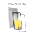 Защитное стекло с аппликатором COMMO для Apple iPhone 15 Pro Max, прозрачное