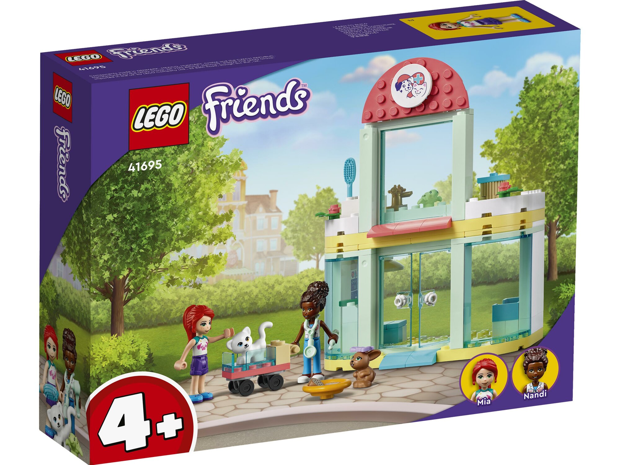 Конструктор LEGO Friends 41695 Клиника для домашних животных, 111 дет.