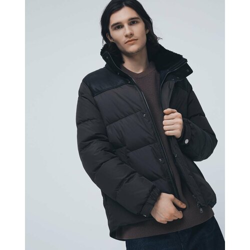 фото Пуховик principe di bologna, размер 50, коричневый