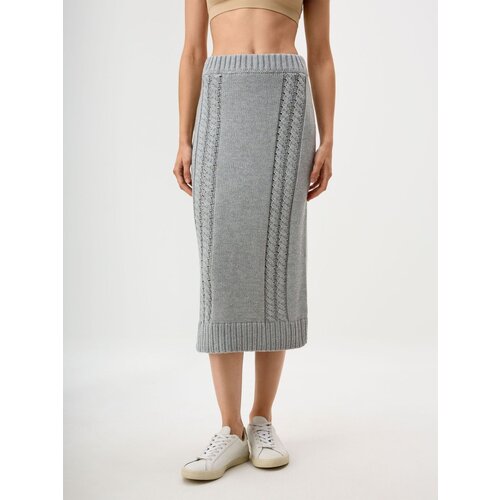 фото Юбка sela, размер xs int, серый